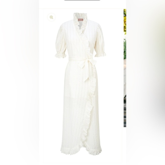 Kate Leigh Railroad Wrap Dress - Picture 1 of 14